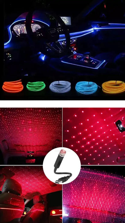 Projecteur de ciel étoilé + Lampe LED